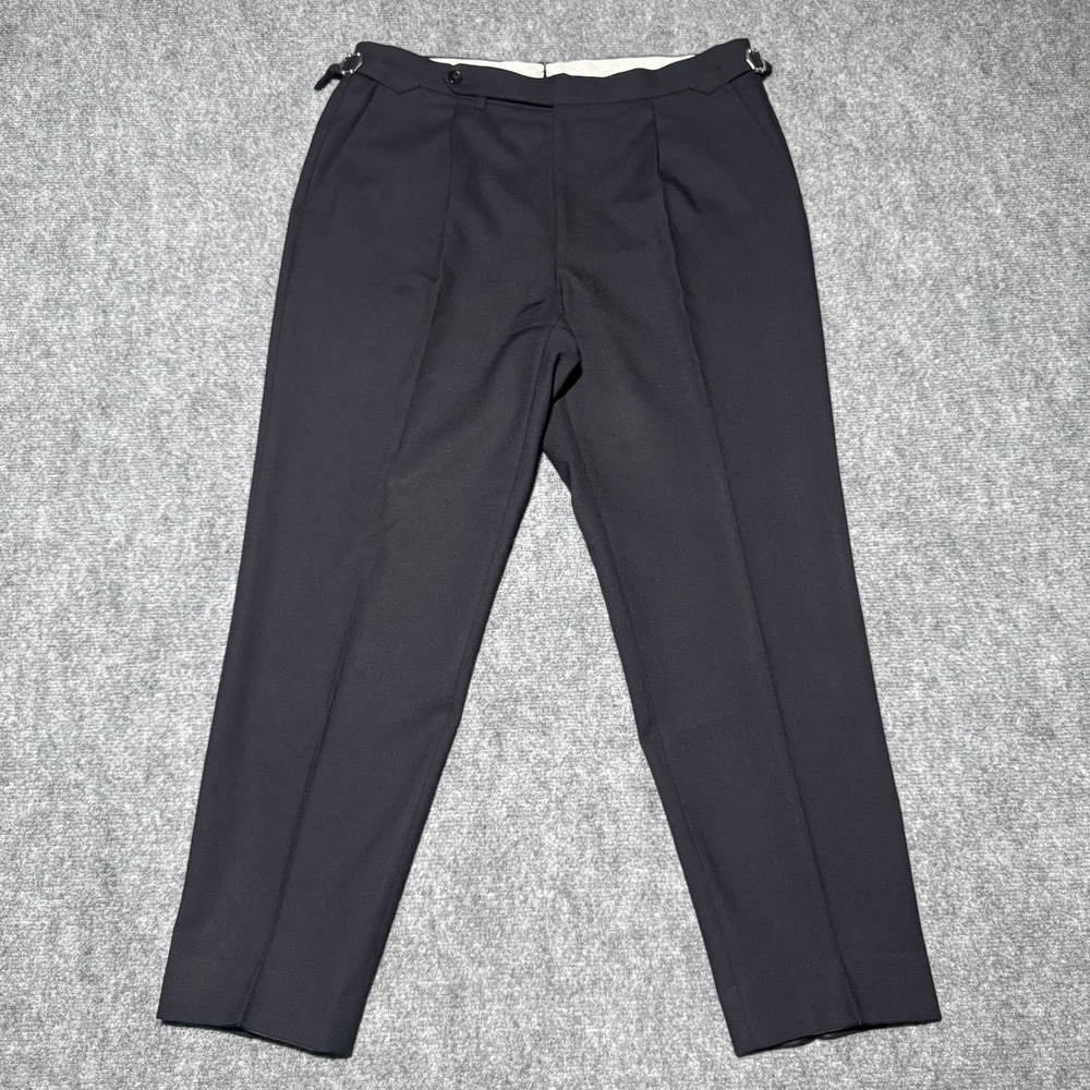 Suitsupply Vigo ZC Trousers 32x27 Wool 4-Ply Lanificio Rogna Italy Side Adjuster